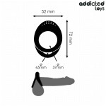 ADDICTED TOYS - DOPPELT STRUKTURIERTER PENISRING